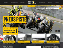 Tablet Screenshot of pneus-slick.com